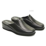 Slipper zwart leder 6142 Rohde